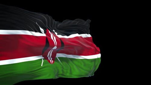 Kenya Flag with Alpha Channel