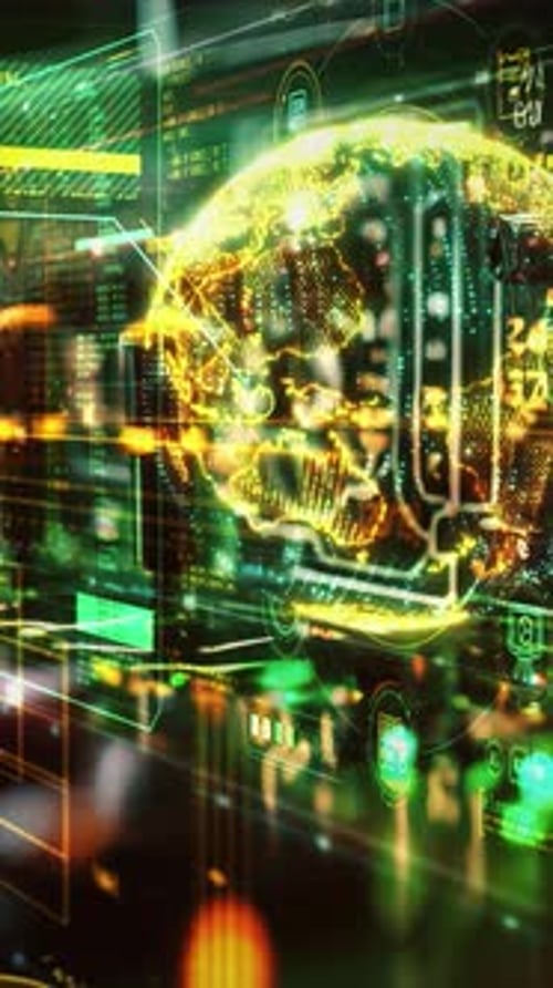 Panel de inteligencia empresarial global que muestra indicadores y análisis de datos