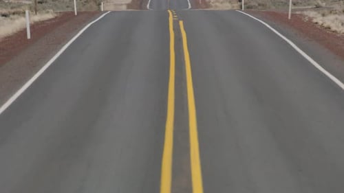 Oregon Circa-2020. Stabilized Driving of Highway Road in Oregon. With