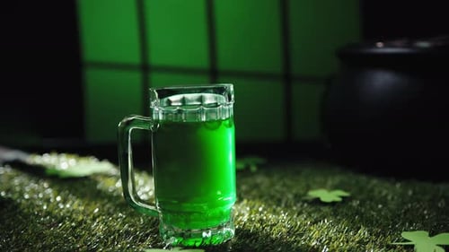 Mug Of Green Beer for Holiday