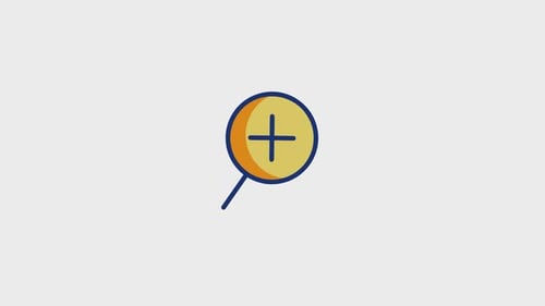 Icono animado con zoom