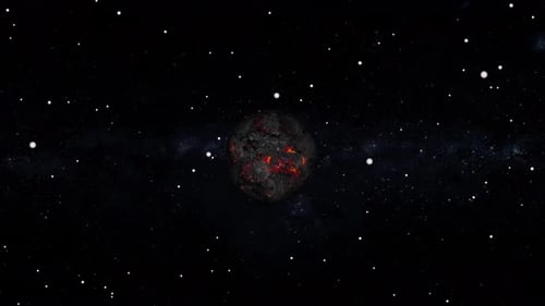 Lava planet animation. 2277