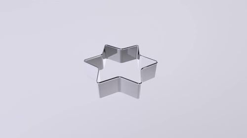 Cake Mold 3d object rotating loop
