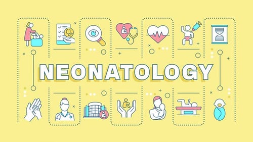 Neonatology word cloud animation