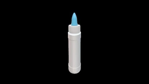 White Glue Bottle with Blue Nozzle