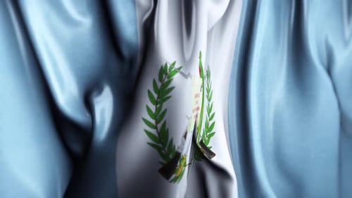 Drapeau agité du Guatemala