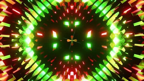 New Red With Green Equalizer Vj Loop For Music Party Background