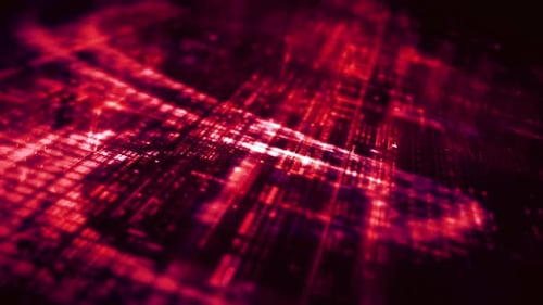 Advance Screen Display Data Matrix Simulation Background 22