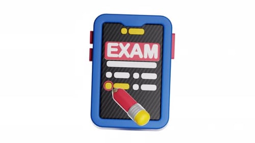 3D Online Exam and Test Animation