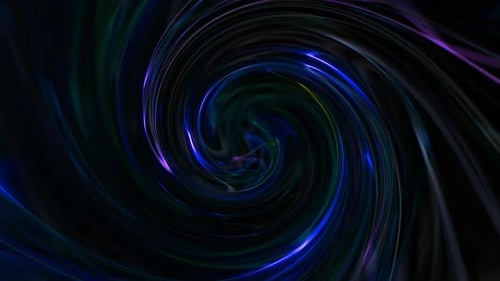 A Swirling Spiral Of Glowing Red Golden Light. Liquid Motion Light Swirl Effect Abstract Background