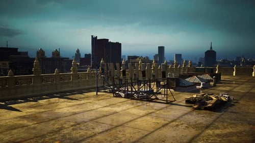 Capture the Mesmerizing Metropolis As Seen From a Rooftop