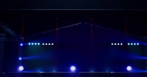Dynamic Stage Lights Event Background Animation