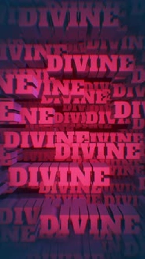 Divine Repeat Words Portrait Background
