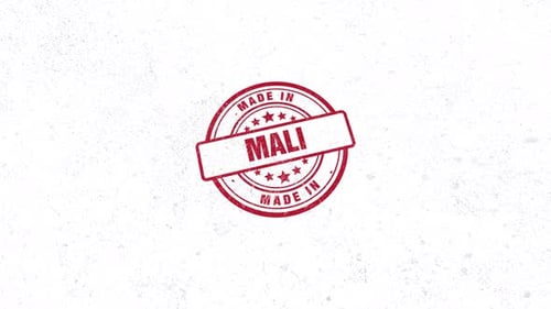 Made In Mali Rubber Stamp
