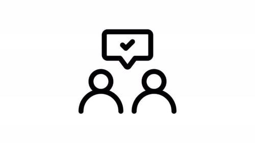 talk line icon animation