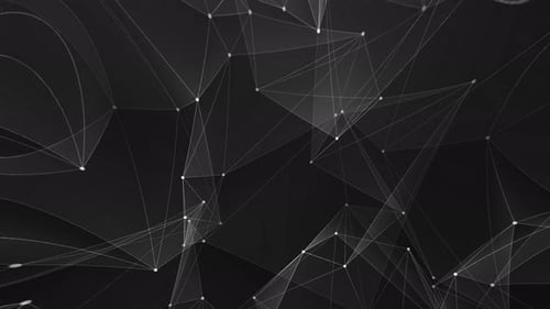 Digital Network Connections Geometric Loop Background