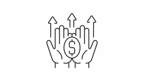 Wealth building line animation