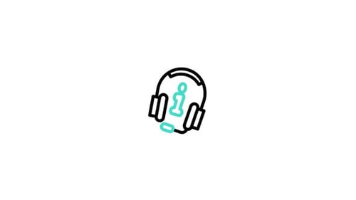 Headset Animated Icon