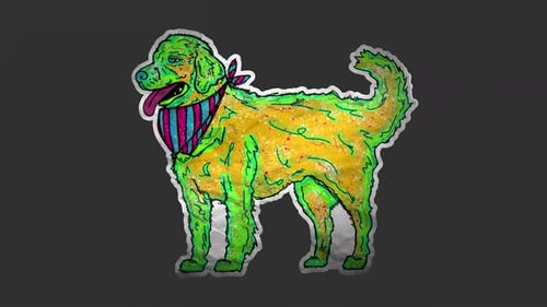 Golden Retriever Sticker