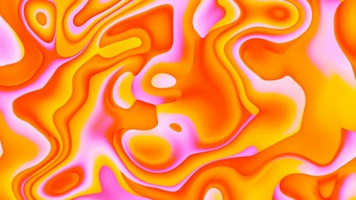 Vibrant Abstract Fluid Liquid Waves Seamless Loop Background