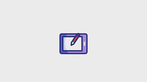 Digital Art Animated Icon V2