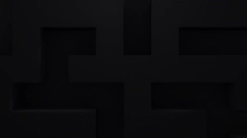 Abstract Dark Geometric Logo Reveal Animation