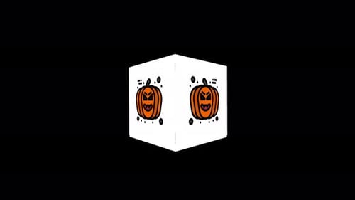 movimento de ícone de feliz halloween
