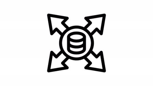transaction line icon animation