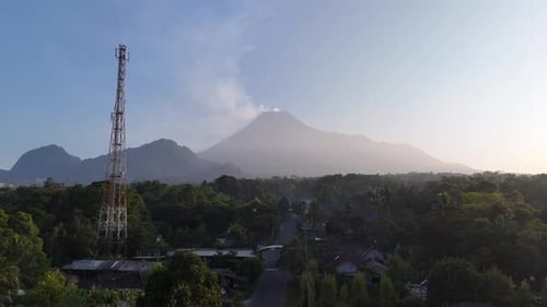 Sunrise Merapi Mt