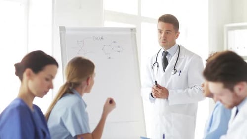 Medical Staff Education on DNA in Bright Office