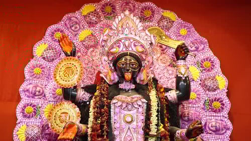 Diwali is one of the biggest festival in India, Kali, one of the deities of Hindus, is worshiped in