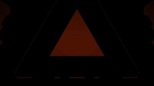 Sinalizadores triangulares