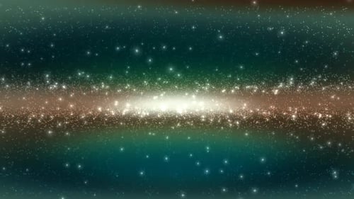 Sparkling Galaxy Particle Field Background Loop