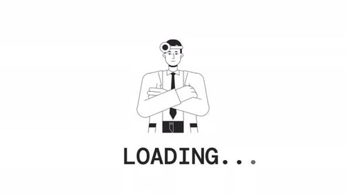 Emergency Medic Bw Loader Animation