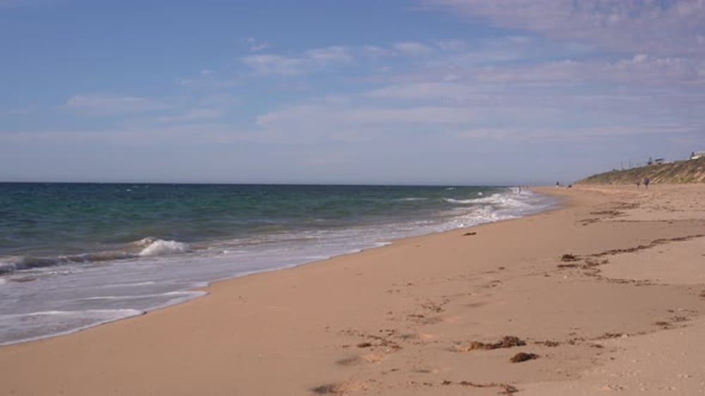 Idyllic Scenery Of The Beach In Bunbury, Australia - Wide Shot, Nature ...
