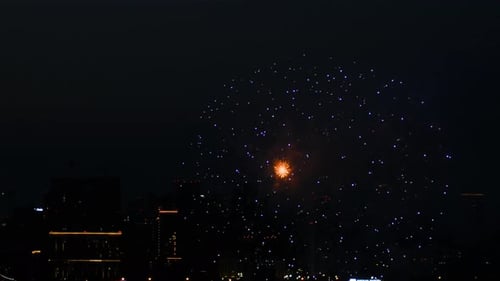 Great Fireworks in the City