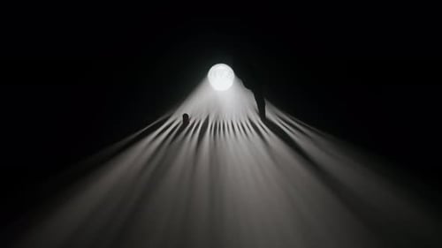 Hellweißer Strahler, professionelle Beleuchtungsausrüstung, die in der Dunkelheit leuchtet, Hand für Mann und Frau