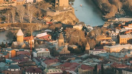 Tbilisi Georgia Elevated Top Scenic