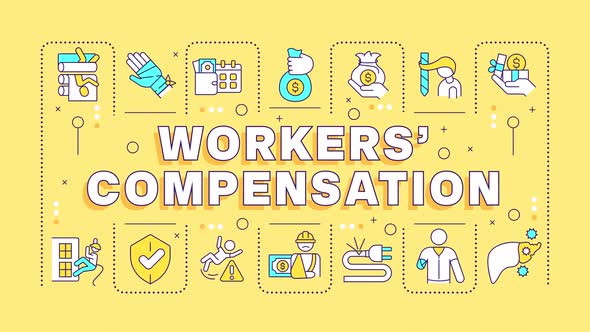 Workers compensation word cloud animation, Backgrounds Motion Graphics ...