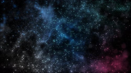 Particles dust galaxy modern background