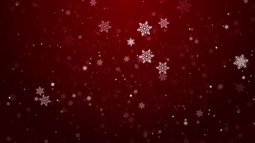 Christmas Snowflake Particle Winter Snow Background New Year Merry Christmas Holiday Festive Snow