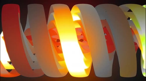 3d glowing spiral background