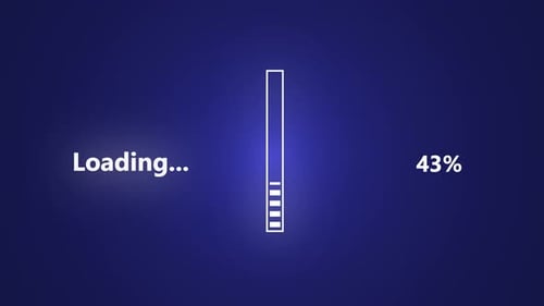 Loading bar progressing animation 100 percent countdown, Loading Bar and Loading Complete