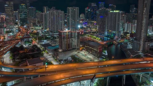 Aerial Hyperlapse over Miami