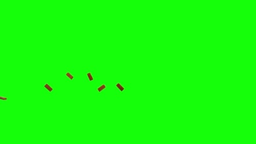 Falling Brown Rectangular Shapes Animation