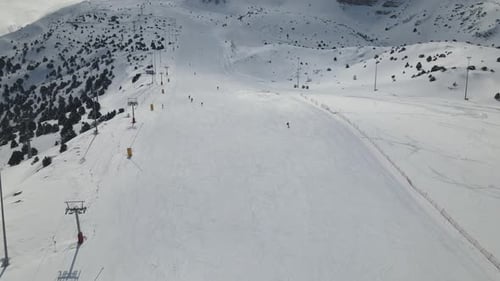 Aerial Ski Resort