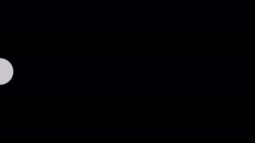 Geneva Collection: Movement of expanding sphere from left to right with red and blue elements