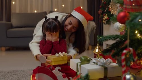 Mother Surprises Daughter with Christmas Gift