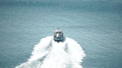 Speed Boat Ships Wake