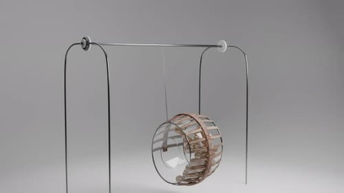 Animación de formas de bucles 3D de Física